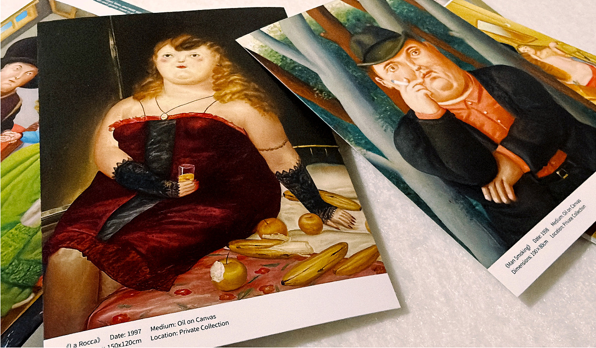 30Pcs Fernando Botero Artwork  - Collectible Vintage Greeting Cards ulasan dan harga