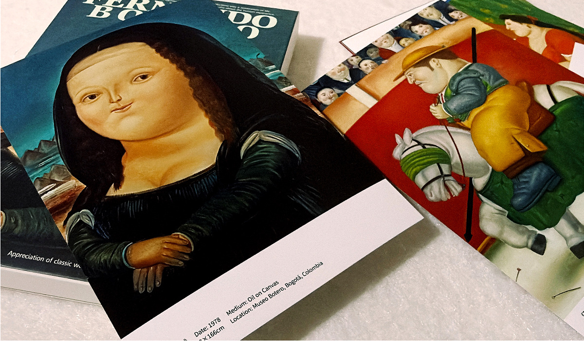 30Pcs Fernando Botero Artwork  - Collectible Vintage Greeting Cards ulasan dan harga