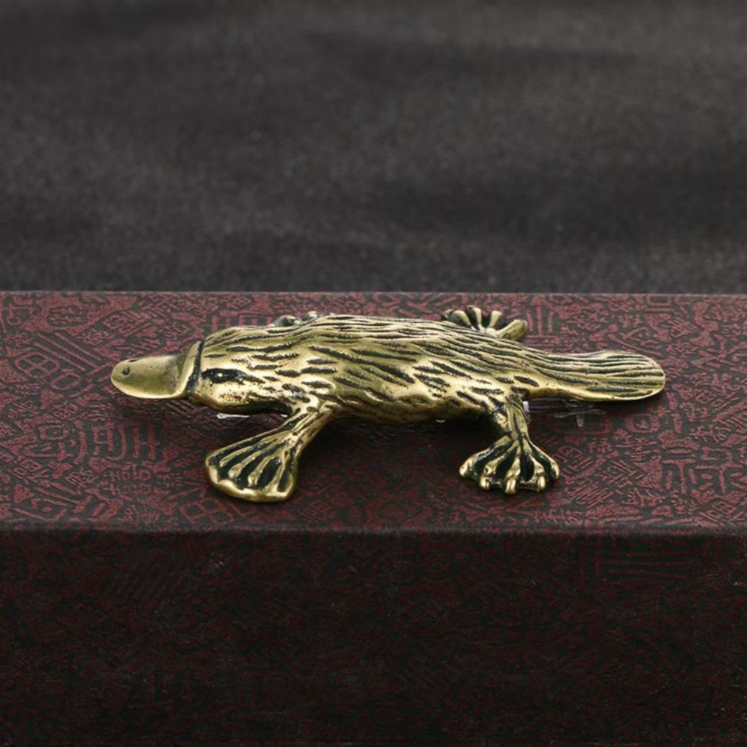 Vintage Brass Platypus Figurin - Vintage Collectible Ornaments ulasan dan harga