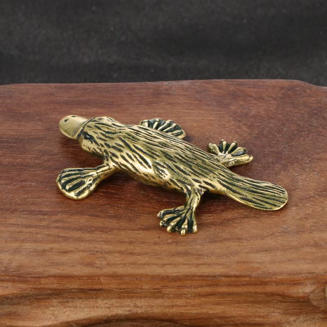Vintage Brass Platypus Figurin - Vintage Collectible Ornaments ulasan dan harga
