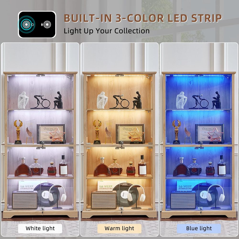 Farmhouse Glass Display Cabine - Collectible & Vintage Dolls For Halloween ulasan dan harga