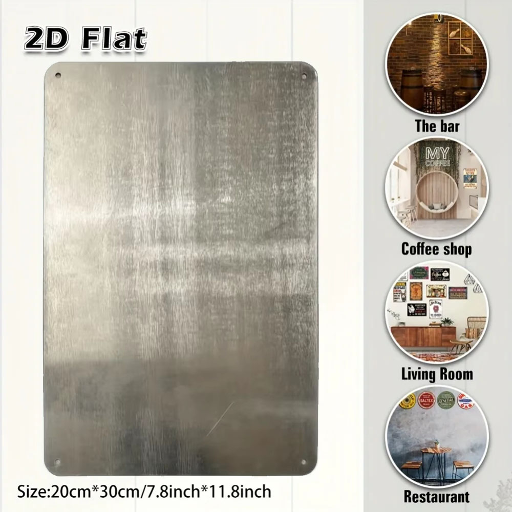 Vintage Metal Tin Sign, Fit Br - Vintage Collectible Plates ulasan dan harga