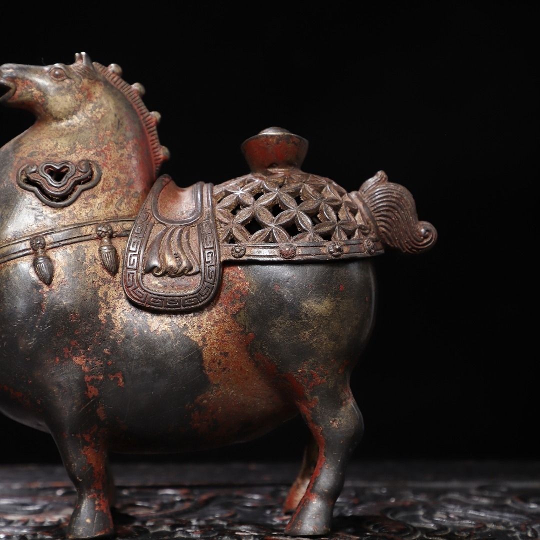 Antique Tang Fat Horse Incense - Vintage Collectible Ornaments ulasan dan harga