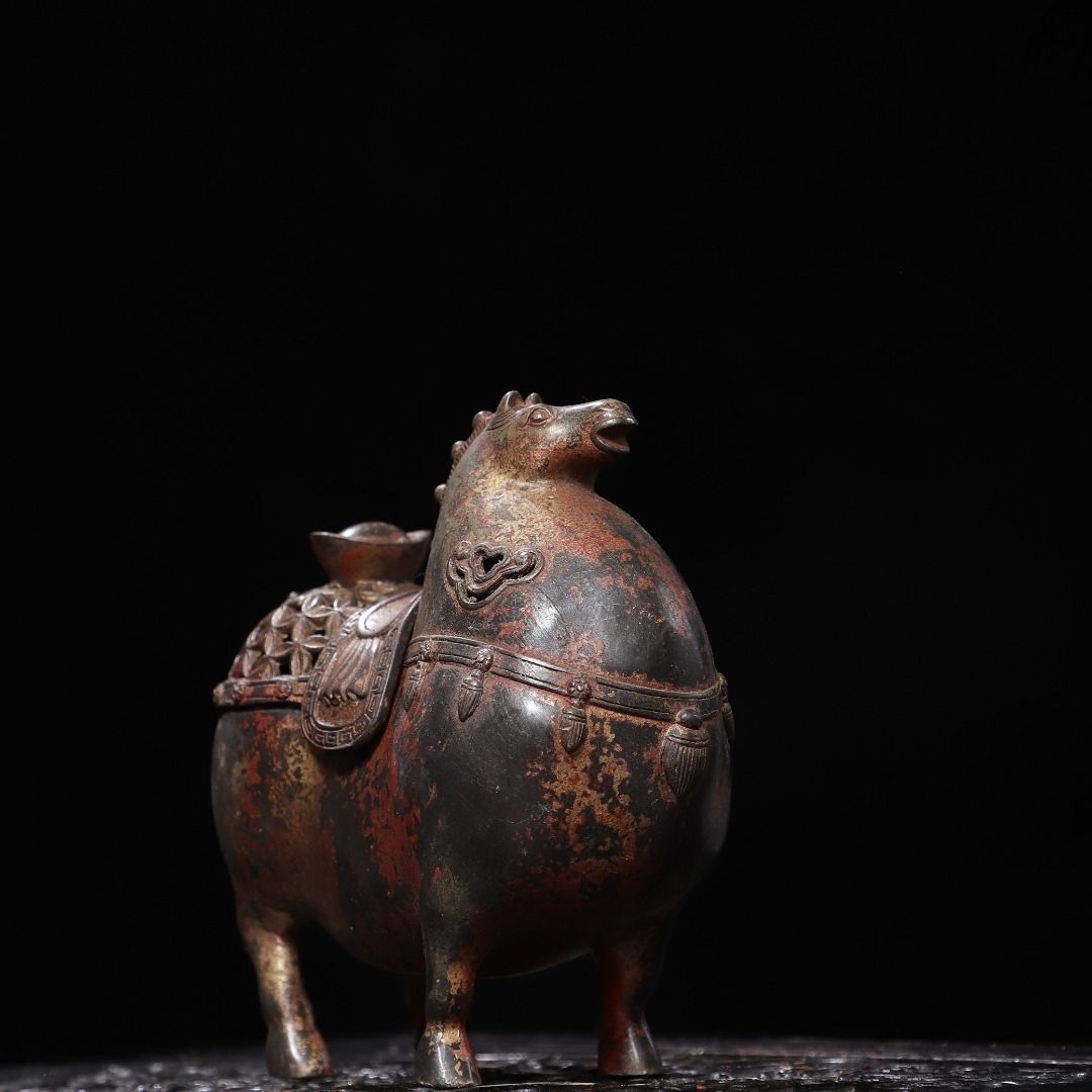 Antique Tang Fat Horse Incense - Vintage Collectible Ornaments ulasan dan harga