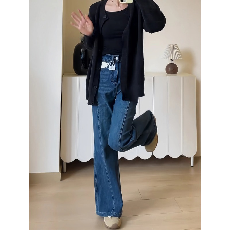 Autumn Elastic Bell Bot Jeans  - Vintage Collectible Bells ulasan dan harga