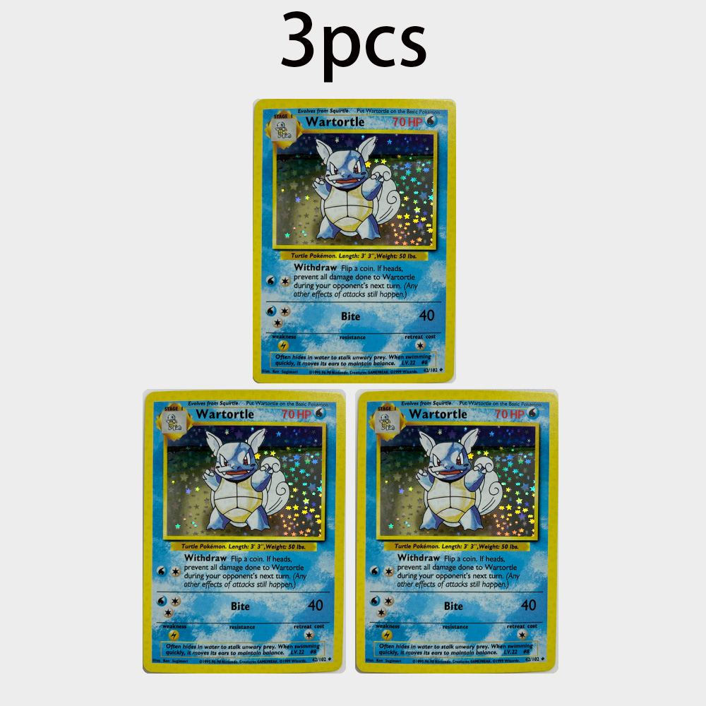 DIY PTCG Anime Wartortle Vinta - Vintage Pokemon Collectible ulasan dan harga