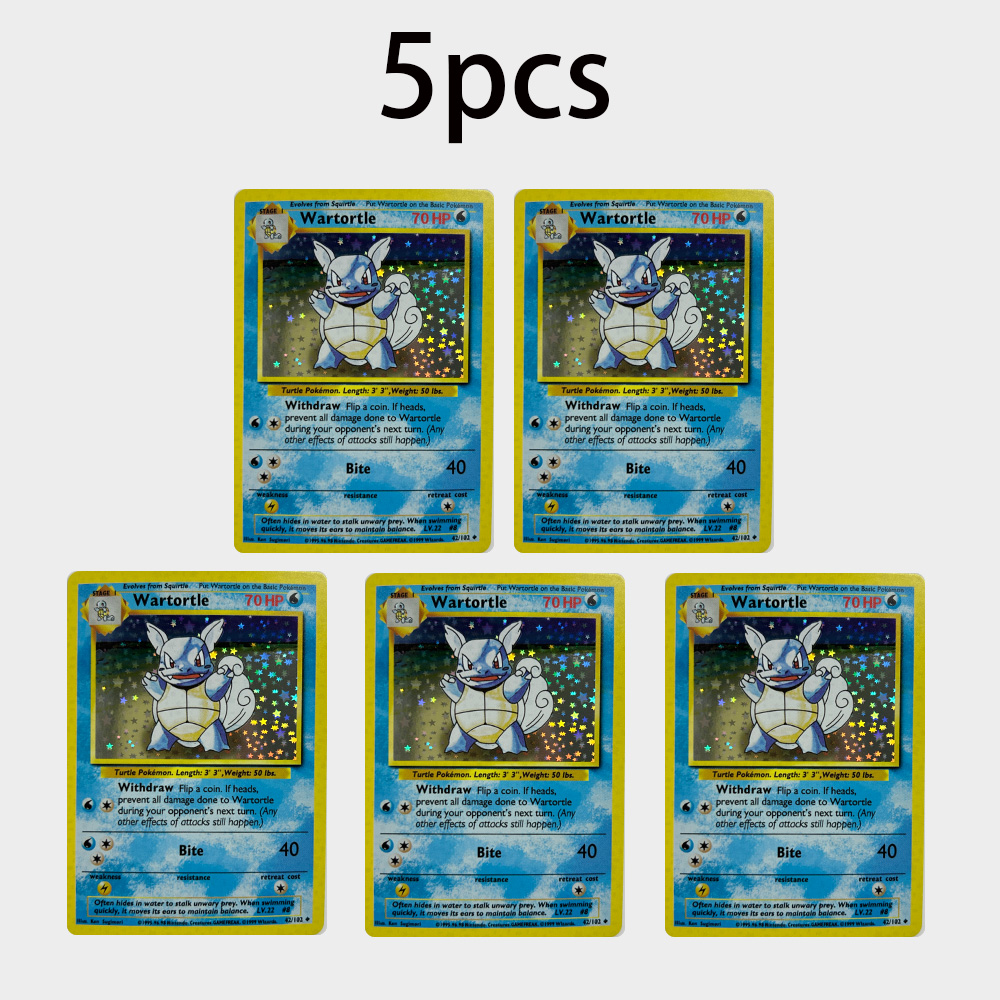 DIY PTCG Anime Wartortle Vinta - Vintage Pokemon Collectible ulasan dan harga