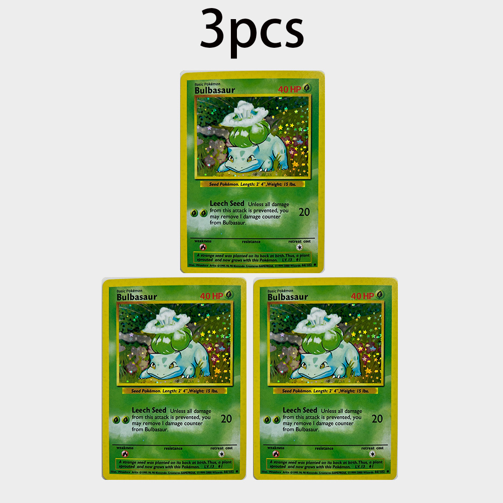 DIY PTCG TCG Cards Bulbasaur V - Vintage Pokemon Collectible ulasan dan harga