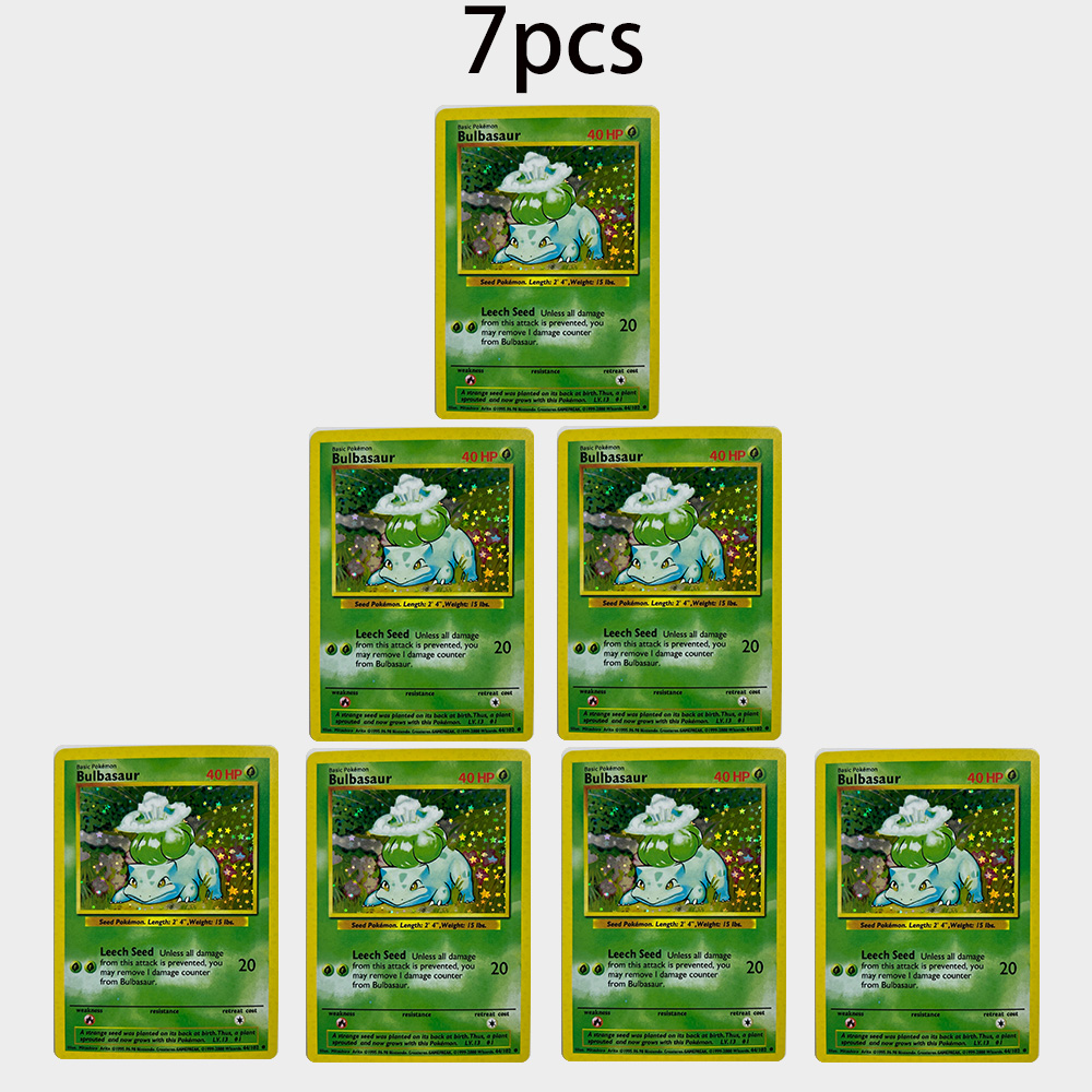 DIY PTCG TCG Cards Bulbasaur V - Vintage Pokemon Collectible ulasan dan harga