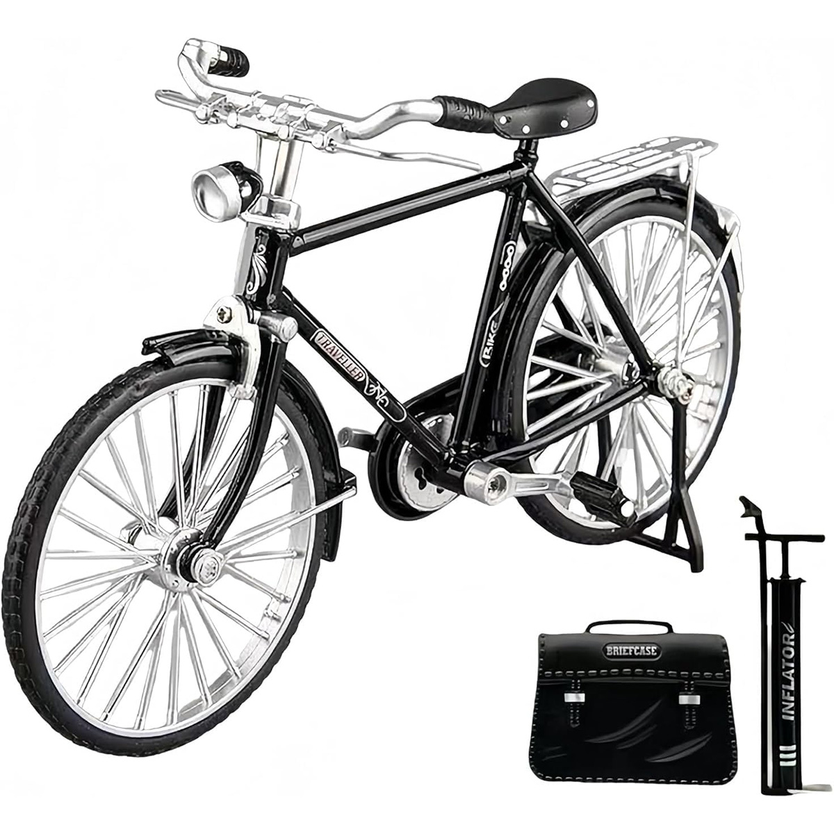 Alloy Retro Bicycle Mini Model - Vintage Collectible Ornaments ulasan dan harga