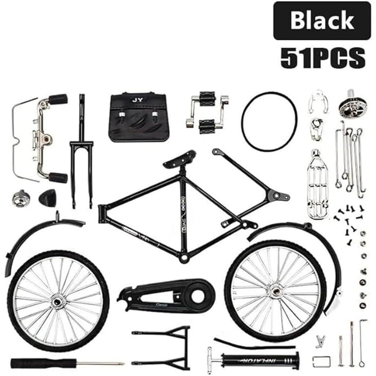 Alloy Retro Bicycle Mini Model - Vintage Collectible Ornaments ulasan dan harga