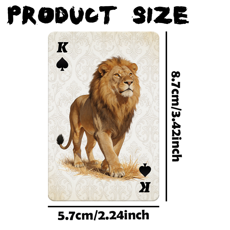 1A set Vintage Wildlife Animal - Vintage Collectible Playing Cards ulasan dan harga
