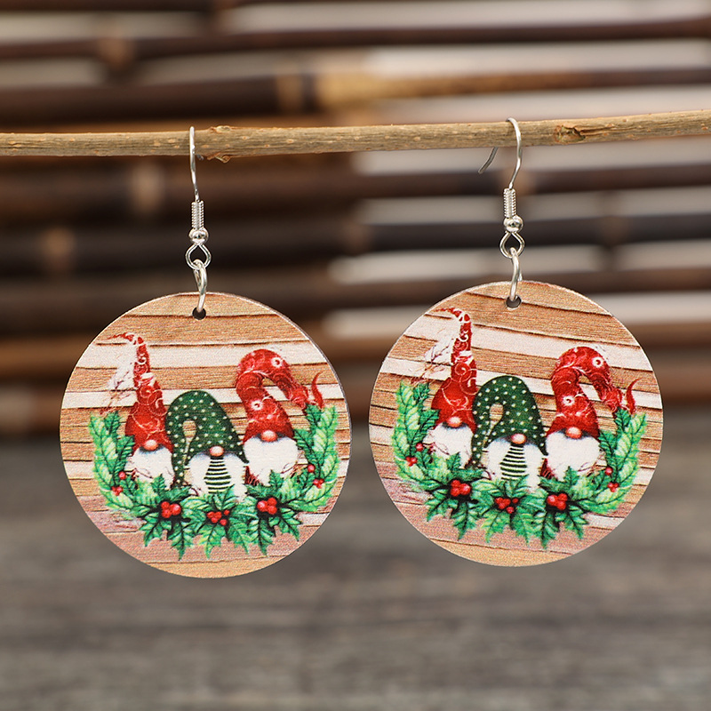 New Vintage Wooden Christmas C - Vintage Collectible Santa ulasan dan harga