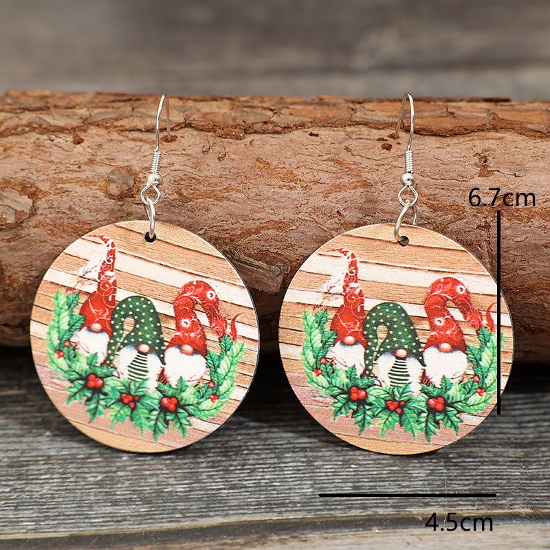 New Vintage Wooden Christmas C - Vintage Collectible Santa ulasan dan harga