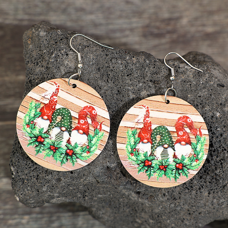 New Vintage Wooden Christmas C - Vintage Collectible Santa ulasan dan harga
